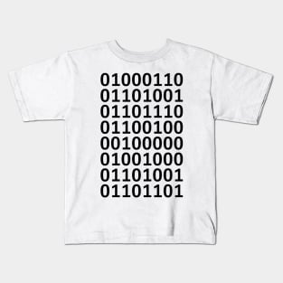 Secret Binary Code - Light Kids T-Shirt